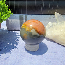 Load image into Gallery viewer, Polychrome Jasper Sphere "C"
