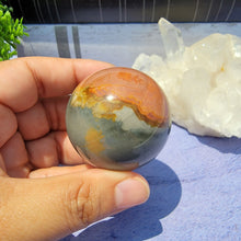 Load image into Gallery viewer, Polychrome Jasper Sphere "C"