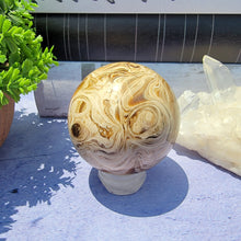 Load image into Gallery viewer, Amber Calcite Sphere "B"