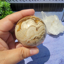 Load image into Gallery viewer, Amber Calcite Sphere "B"