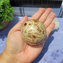 Load image into Gallery viewer, Amber Calcite Sphere "B"