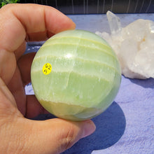 Load image into Gallery viewer, Pistachio Calcite Sphere "A"
