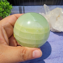 Load image into Gallery viewer, Pistachio Calcite Sphere "A"