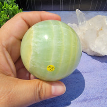 Load image into Gallery viewer, Pistachio Calcite Sphere "A"