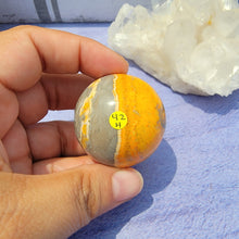 Load image into Gallery viewer, Bumblebee Jasper Sphere "H"
