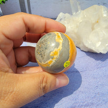 Load image into Gallery viewer, Bumblebee Jasper Sphere "H"