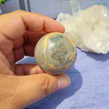 Load image into Gallery viewer, Bumblebee Jasper Sphere "H"