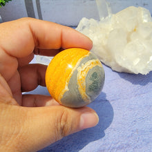 Load image into Gallery viewer, Bumblebee Jasper Sphere "H"