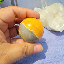 Load image into Gallery viewer, Bumblebee Jasper Sphere "H"