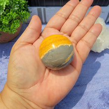 Load image into Gallery viewer, Bumblebee Jasper Sphere "H"