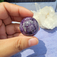 Load image into Gallery viewer, Charoite Sphere "B"