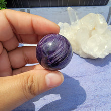 Load image into Gallery viewer, Charoite Sphere "A"