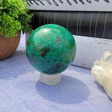 Load image into Gallery viewer, Chrysocolla Sphere "D"