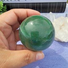 Load image into Gallery viewer, Green Aventurine Sphere "B"