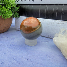 Load image into Gallery viewer, Polychrome Jasper Sphere "A"