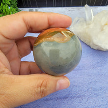Load image into Gallery viewer, Polychrome Jasper Sphere "A"