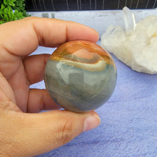 Load image into Gallery viewer, Polychrome Jasper Sphere "A"