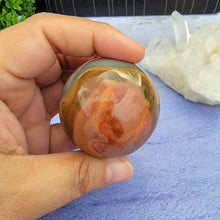 Load image into Gallery viewer, Polychrome Jasper Sphere "A"