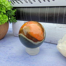 Load image into Gallery viewer, Polychrome Jasper Sphere "G"