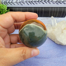 Load image into Gallery viewer, Polychrome Jasper Sphere "G"