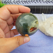 Load image into Gallery viewer, Polychrome Jasper Sphere "G"