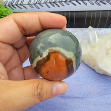 Load image into Gallery viewer, Polychrome Jasper Sphere "G"