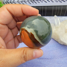 Load image into Gallery viewer, Polychrome Jasper Sphere "G"