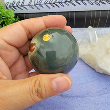 Load image into Gallery viewer, Polychrome Jasper Sphere "G"
