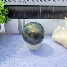 Load image into Gallery viewer, Labradorite Sphere "A"