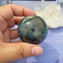 Load image into Gallery viewer, Labradorite Sphere "A"