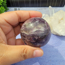 Load image into Gallery viewer, Lepidolite Sphere "C"