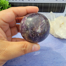 Load image into Gallery viewer, Lepidolite Sphere "M"