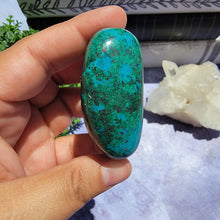 Load image into Gallery viewer, Chrysocolla Palm Stone "B"