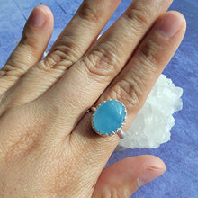 Load image into Gallery viewer, Aquamarine Ring - Size 9 (ACG Ring Design)