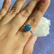 Load image into Gallery viewer, Aquamarine Ring - Size 9 (ACG Ring Design)