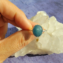 Load image into Gallery viewer, Aquamarine Ring - Size 9 (ACG Ring Design)