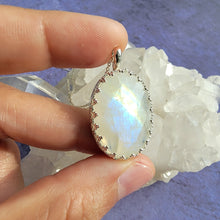 Load image into Gallery viewer, Rainbow Moonstone Necklace (ACG Necklace Design)