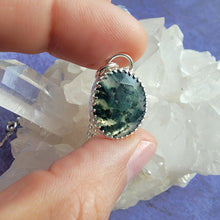 Load image into Gallery viewer, Moss Agate Necklace (ACG Necklace Design)