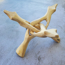 Load image into Gallery viewer, Abalone Shell with Natural Wood Stand