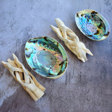 Load image into Gallery viewer, Abalone Shell with Natural Wood Stand