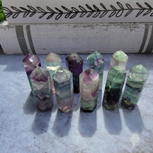 Load image into Gallery viewer, Rainbow Fluorite Towers