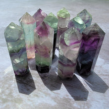 Load image into Gallery viewer, Rainbow Fluorite Towers