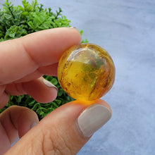 Load image into Gallery viewer, Amber Mini Sphere "O"