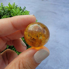 Load image into Gallery viewer, Amber Mini Sphere "O"
