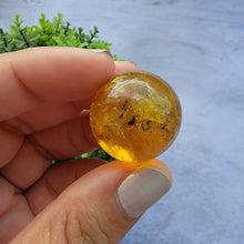 Load image into Gallery viewer, Amber Mini Sphere "O"