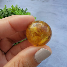 Load image into Gallery viewer, Amber Mini Sphere "O"