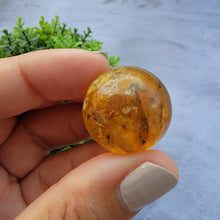 Load image into Gallery viewer, Amber Mini Sphere "O"