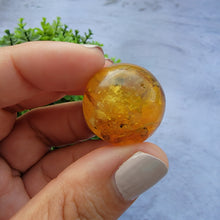 Load image into Gallery viewer, Amber Mini Sphere "O"