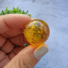 Load image into Gallery viewer, Amber Mini Sphere "O"