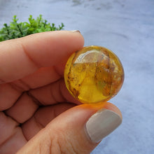 Load image into Gallery viewer, Amber Mini Sphere "O"